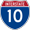 Interstate 10 shield